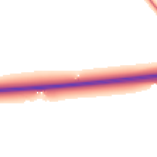Night-time road noise heatmap for CH1 6JZ