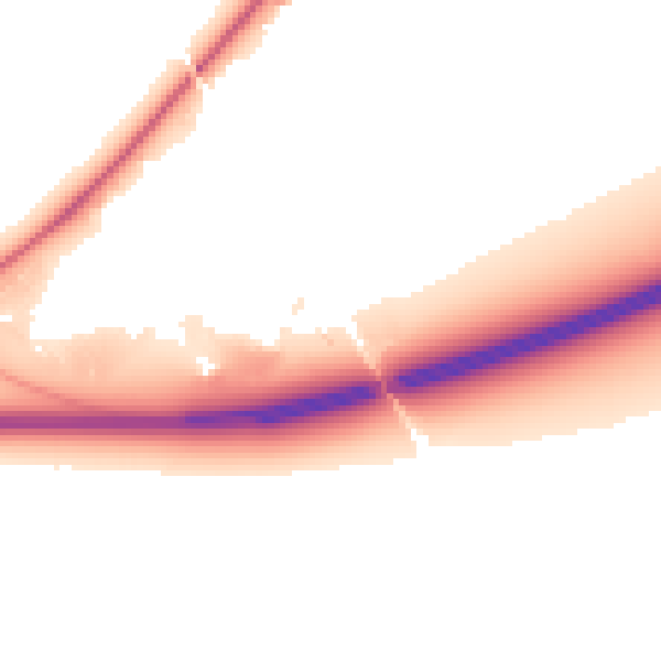 Night-time road noise heatmap for CH1 6LR