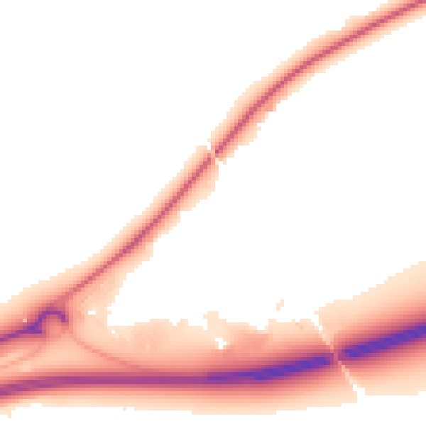 Night-time road noise heatmap for CH1 6LZ