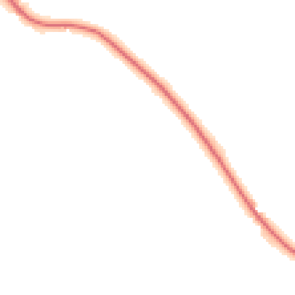 Night-time road noise heatmap for CH1 6NE