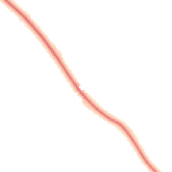 Night-time road noise heatmap for CH1 6PP