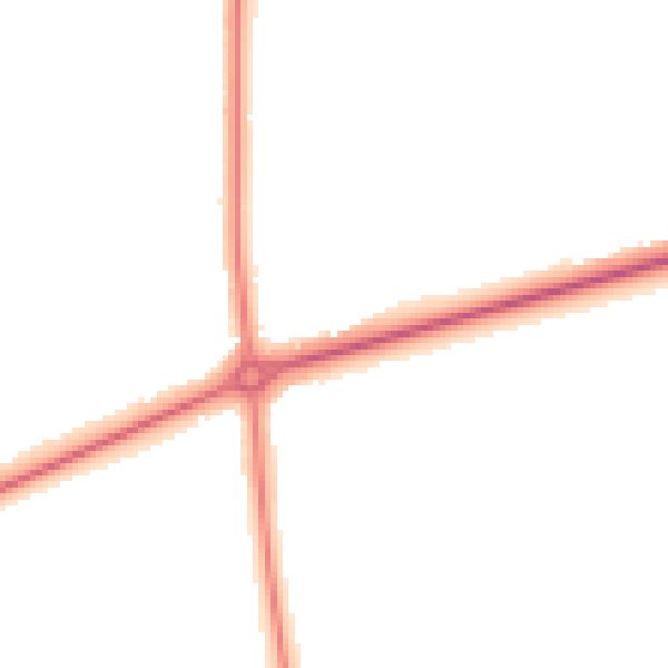 Night-time road noise heatmap for CH1 6PQ