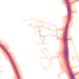 Daytime road noise heatmap for CH2 1AP