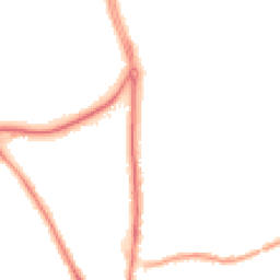 Night-time road noise heatmap for CH2 1AS