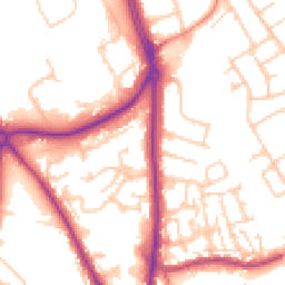 Daytime road noise heatmap for CH2 1AT