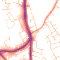 Daytime road noise heatmap for CH2 1AU