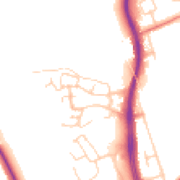 Daytime road noise heatmap for CH2 1BL