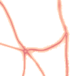 Night-time road noise heatmap for CH2 1BP