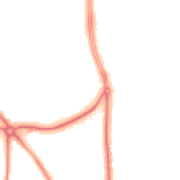 Night-time road noise heatmap for CH2 1BR