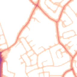Daytime road noise heatmap for CH2 1DF