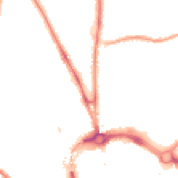 Night-time road noise heatmap for CH2 1DP