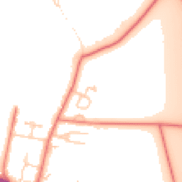 Daytime road noise heatmap for CH2 1FE