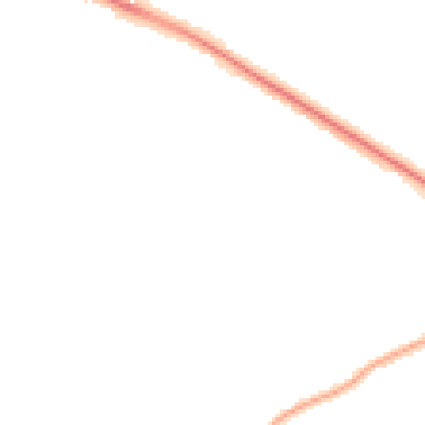 Night-time road noise heatmap for CH2 1NP