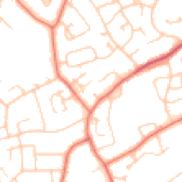 Daytime road noise heatmap for CH2 1PB