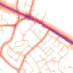 Daytime road noise heatmap for CH2 1RF