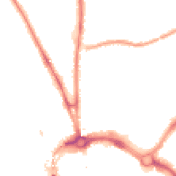 Night-time road noise heatmap for CH2 2AX