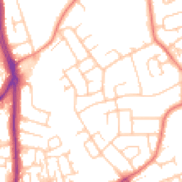 Daytime road noise heatmap for CH2 2DA