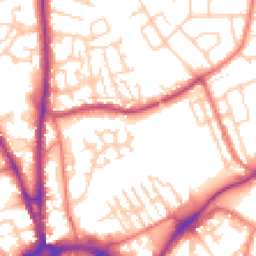 Daytime road noise heatmap for CH2 2DU