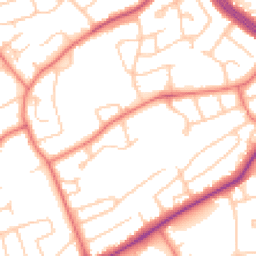 Daytime road noise heatmap for CH2 2LP