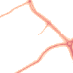 Night-time road noise heatmap for CH2 2NA