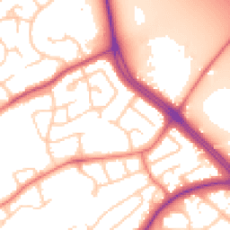 Daytime road noise heatmap for CH2 2PH