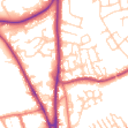 Daytime road noise heatmap for CH2 2RD