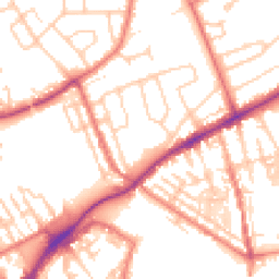Daytime road noise heatmap for CH2 3AG