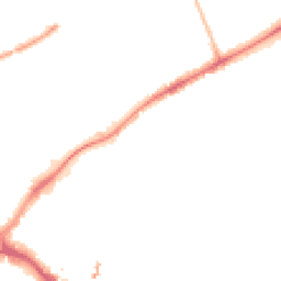 Night-time road noise heatmap for CH2 3AH