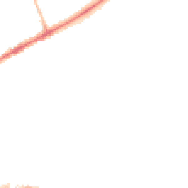 Night-time road noise heatmap for CH2 3DL