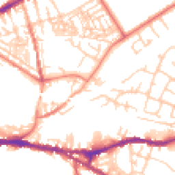 Daytime road noise heatmap for CH2 3DW