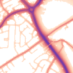 Daytime road noise heatmap for CH2 3EX