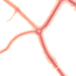 Night-time road noise heatmap for CH2 3EZ