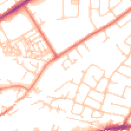 Daytime road noise heatmap for CH2 3FA