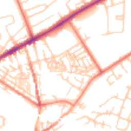 Daytime road noise heatmap for CH2 3HT