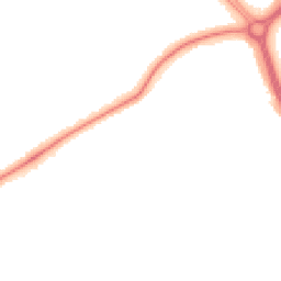 Night-time road noise heatmap for CH2 3JR