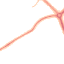 Night-time road noise heatmap for CH2 3JW