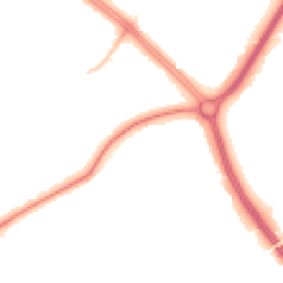 Night-time road noise heatmap for CH2 3LX