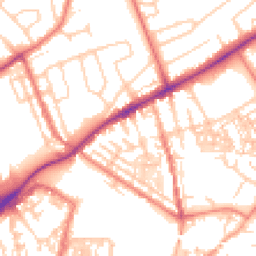 Daytime road noise heatmap for CH2 3NP