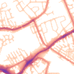 Daytime road noise heatmap for CH2 3PH