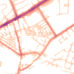 Daytime road noise heatmap for CH2 3TA
