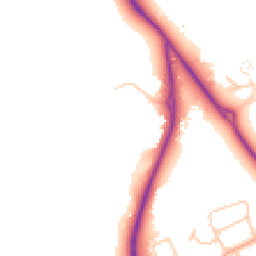 Daytime road noise heatmap for CH2 4AG