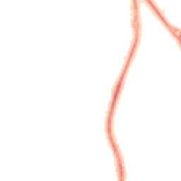 Night-time road noise heatmap for CH2 4AS