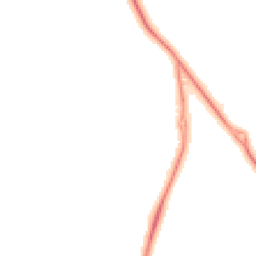 Night-time road noise heatmap for CH2 4AU