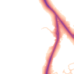 Daytime road noise heatmap for CH2 4AY