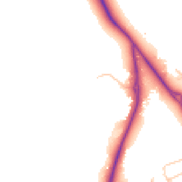 Daytime road noise heatmap for CH2 4AZ