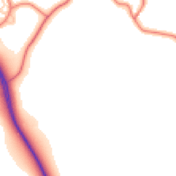 Daytime road noise heatmap for CH2 4BH