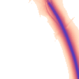 Night-time road noise heatmap for CH2 4BT