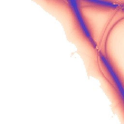 Night-time road noise heatmap for CH2 4DA