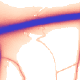 Daytime road noise heatmap for CH2 4DE