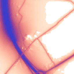 Daytime road noise heatmap for CH2 4ES